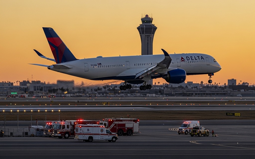 Delta Flight DL275 Diverted LAX